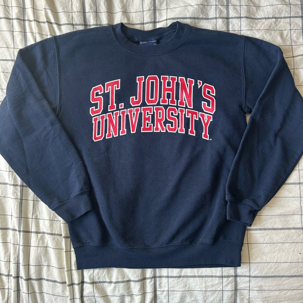 St. John’s University Navy Crewneck Sweater- S